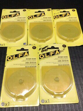 New OLFA Rotary Blade 60mm X1 RB60-1 9455 LOT OF 5